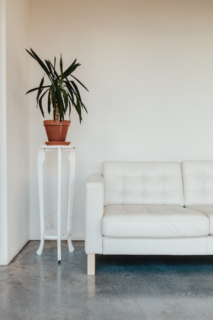 Incorporating Greenery into Minimalist Living Room Decor