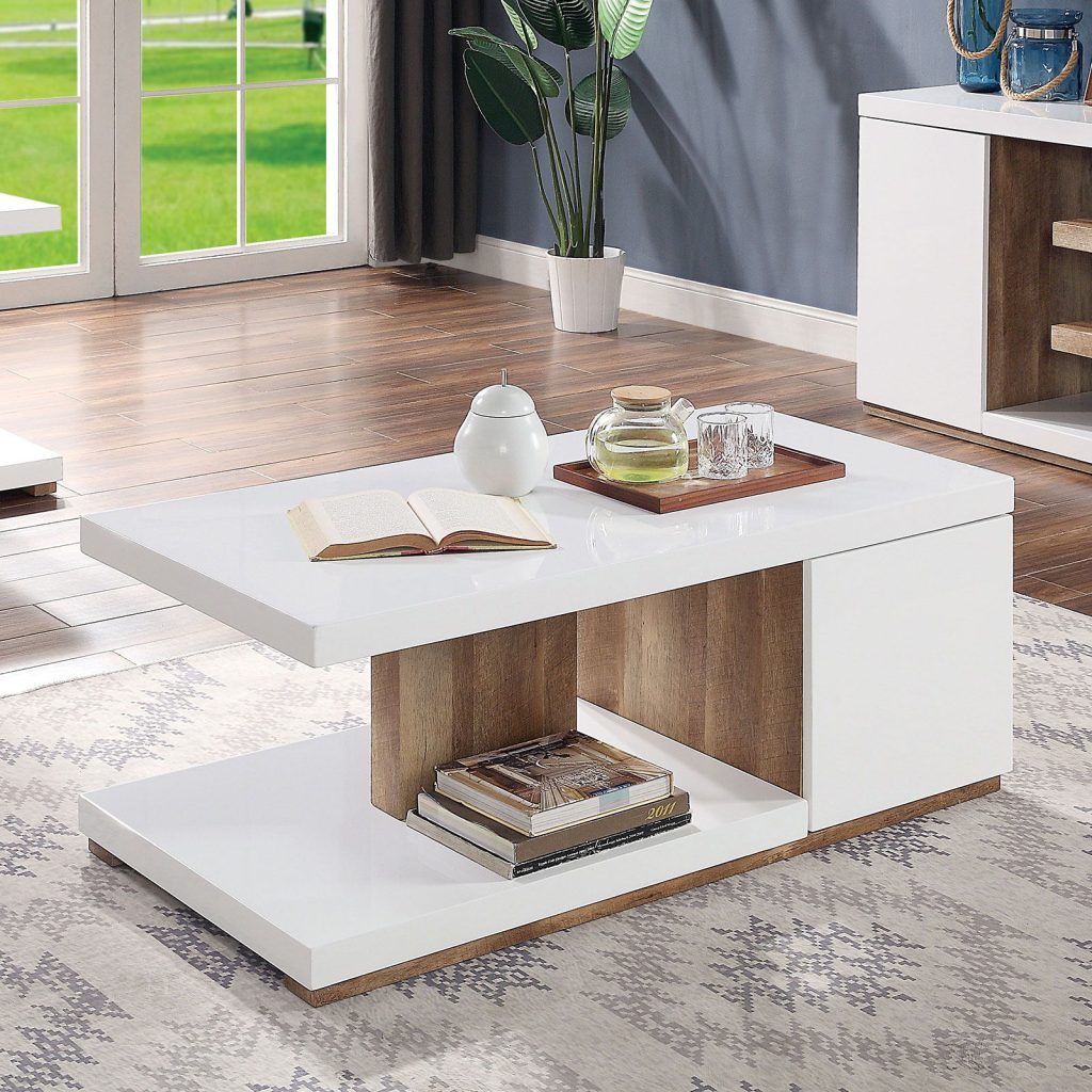 Sleek and Chic Coffee Table with Hidden Storage